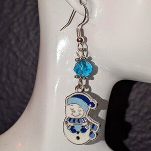 Snowman Earrings